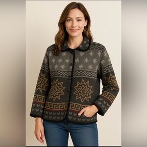 Women’s Vintage Sonoma Snowflake Collared Jacket